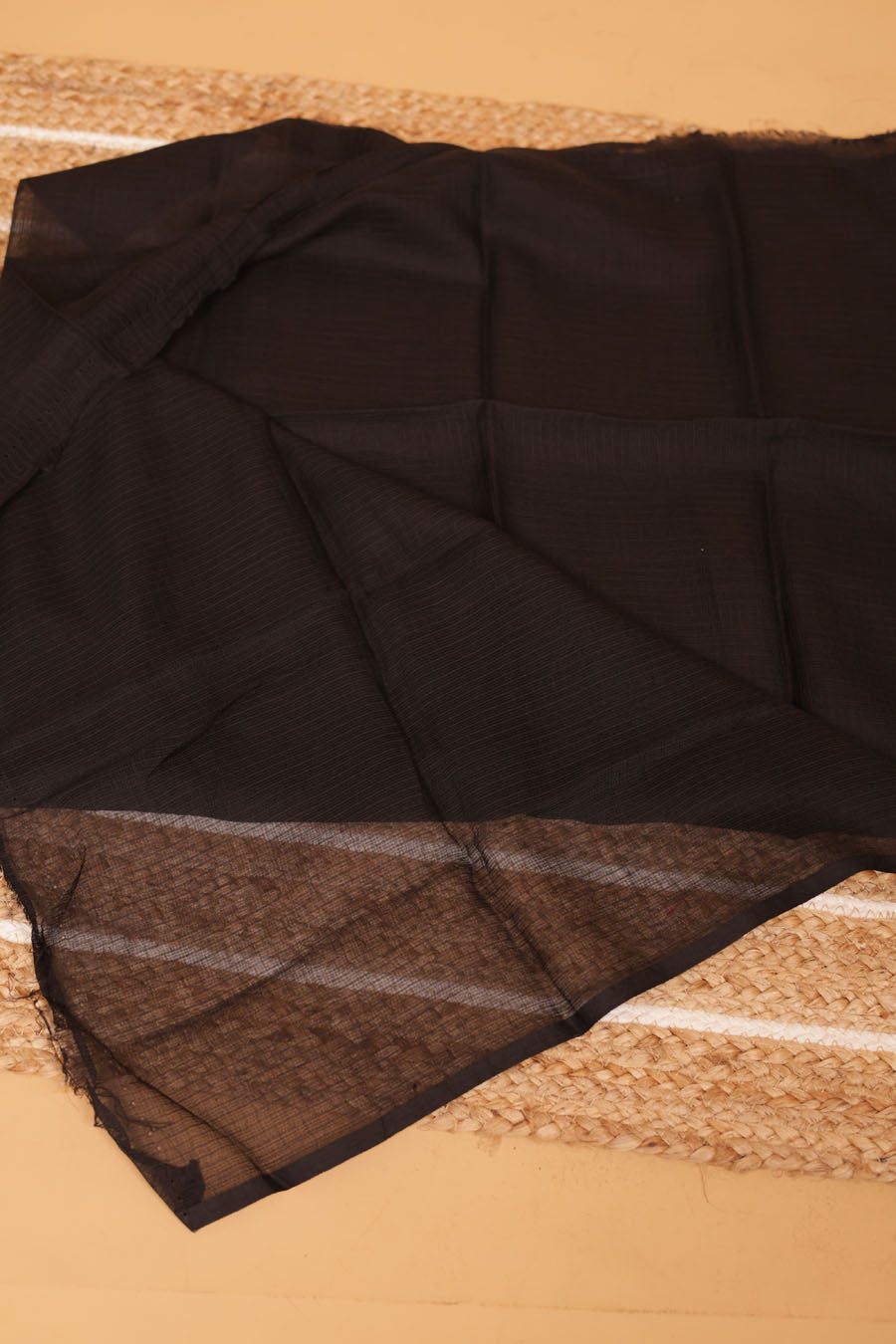 Hansini | Elegant Off white Kotadoriya Cotton Chikankari Saree