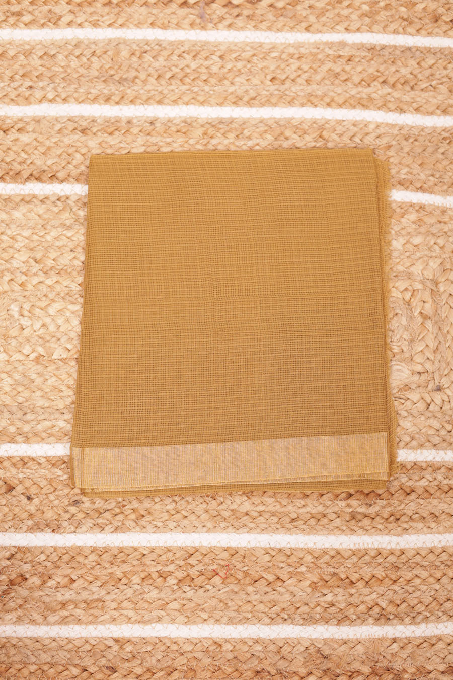 Vidushi | Ombre Yellow Brown Ombre Kotadoriya Cotton Chikankari Saree