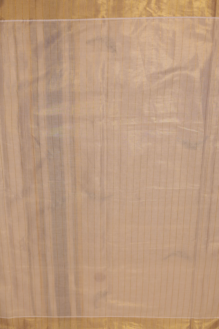 Chitralekha | Off white Green Onam  Pattu Silk Kasavu Border Chikankari Saree