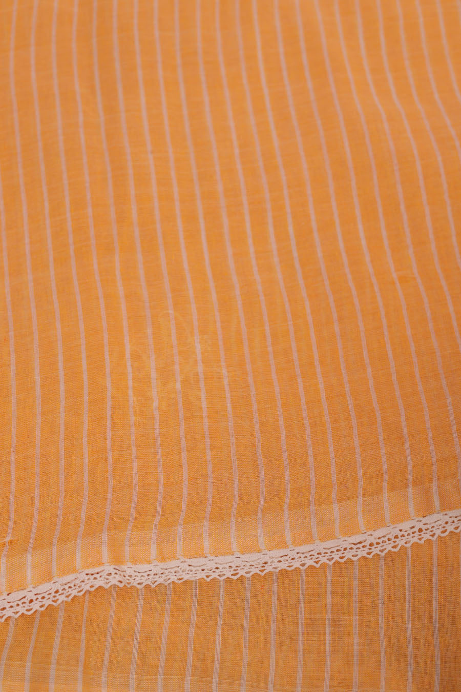 Vidushi | Canary Yellow Handloom Cotton Chikankari Saree