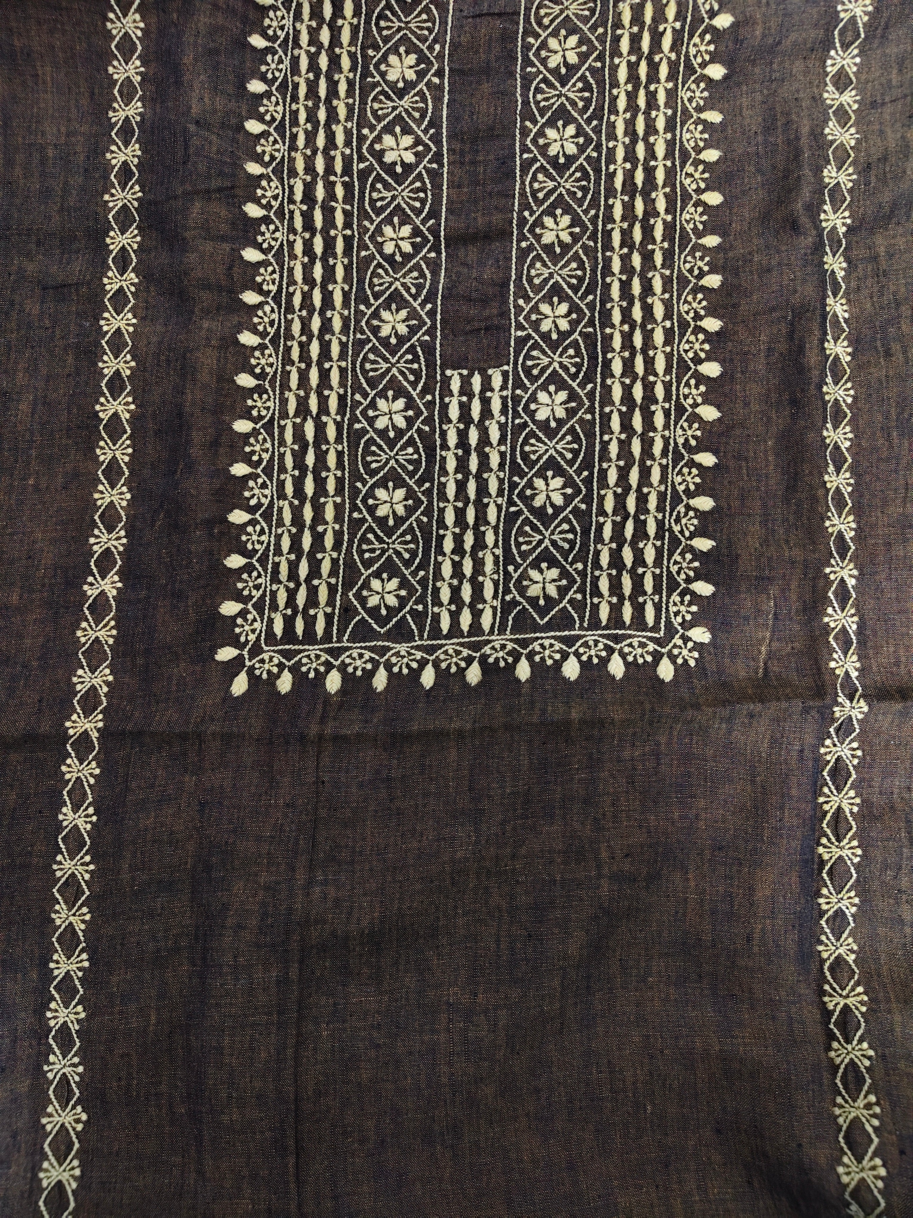 Agastya | Pure Linen | Short Kurta | Dark Mustard