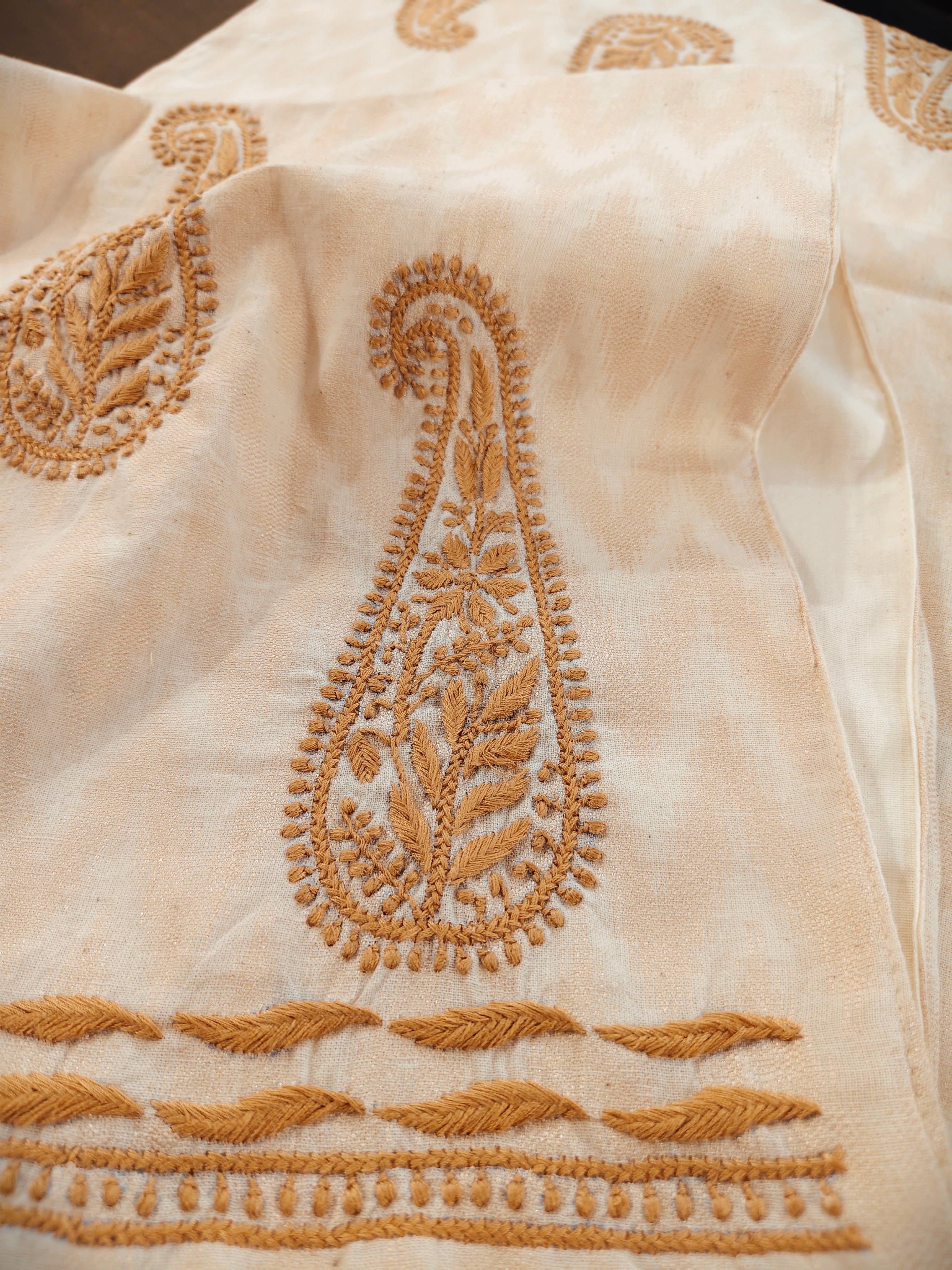 Spandan | 14" x 58"| Beige | Cotton