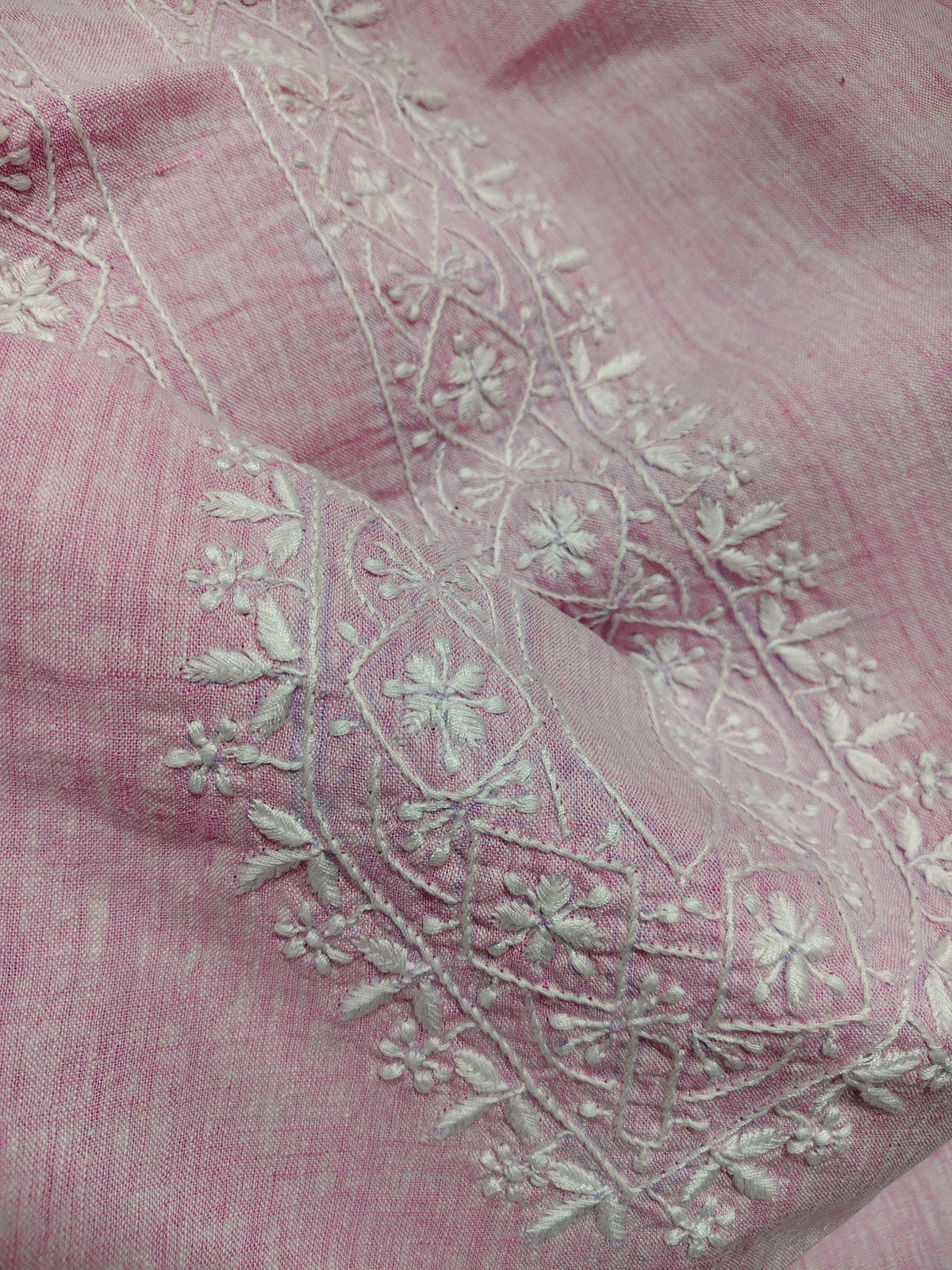 Agastya | Pure Linen | Long Kurta | Pink