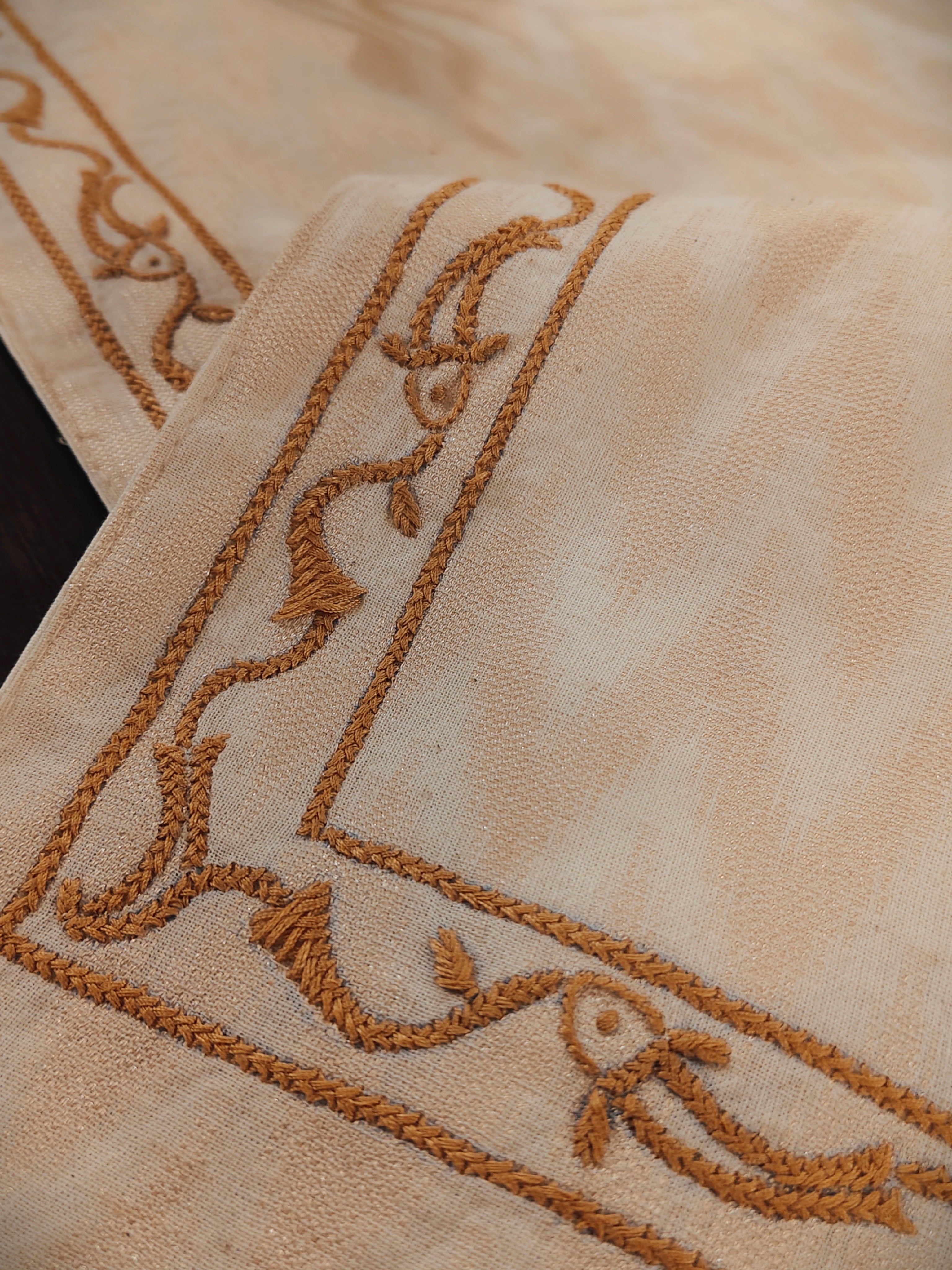 Spandan | 14" x 58"| Beige | Cotton