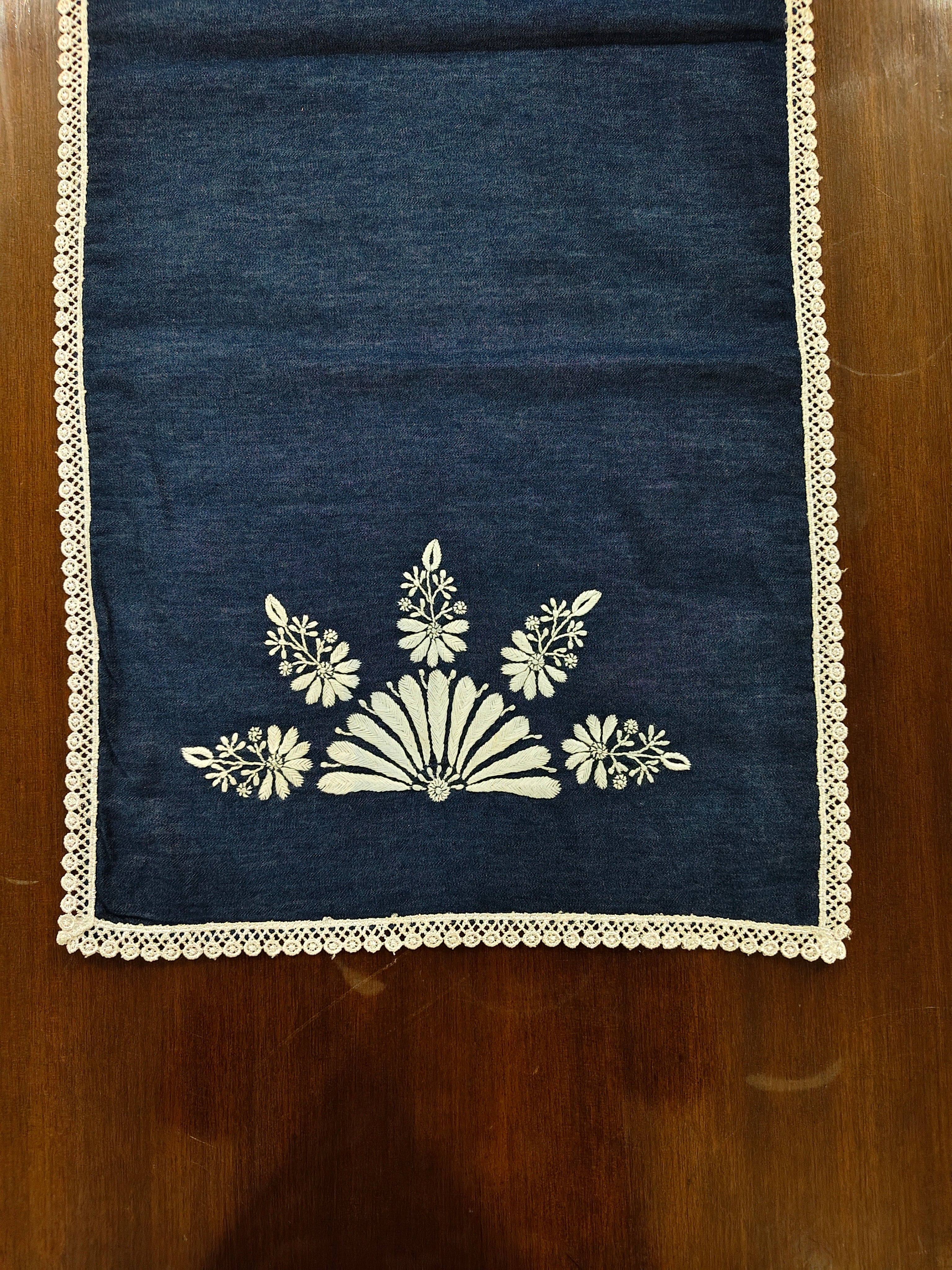 Spandan | 14" x 60"| Denim | Blue