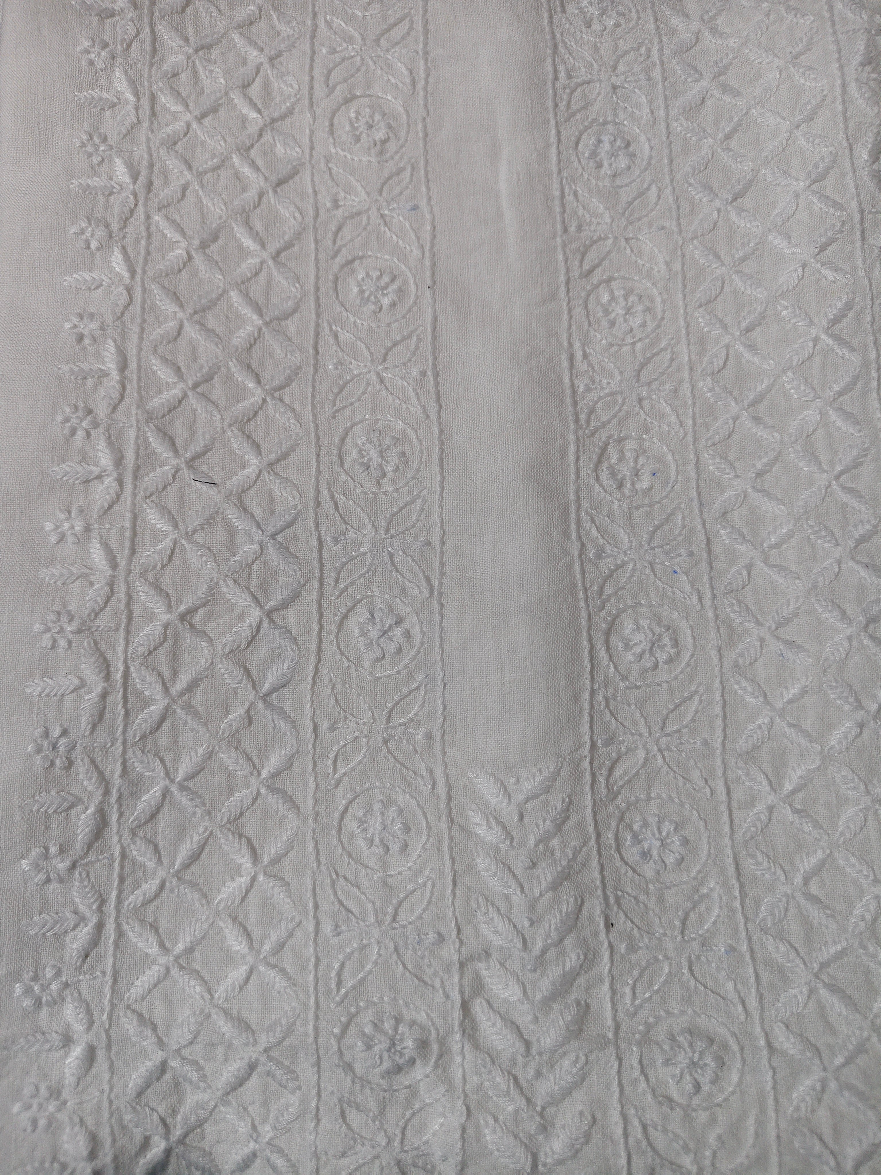 Agastya | Pure Linen | Long Kurta | White