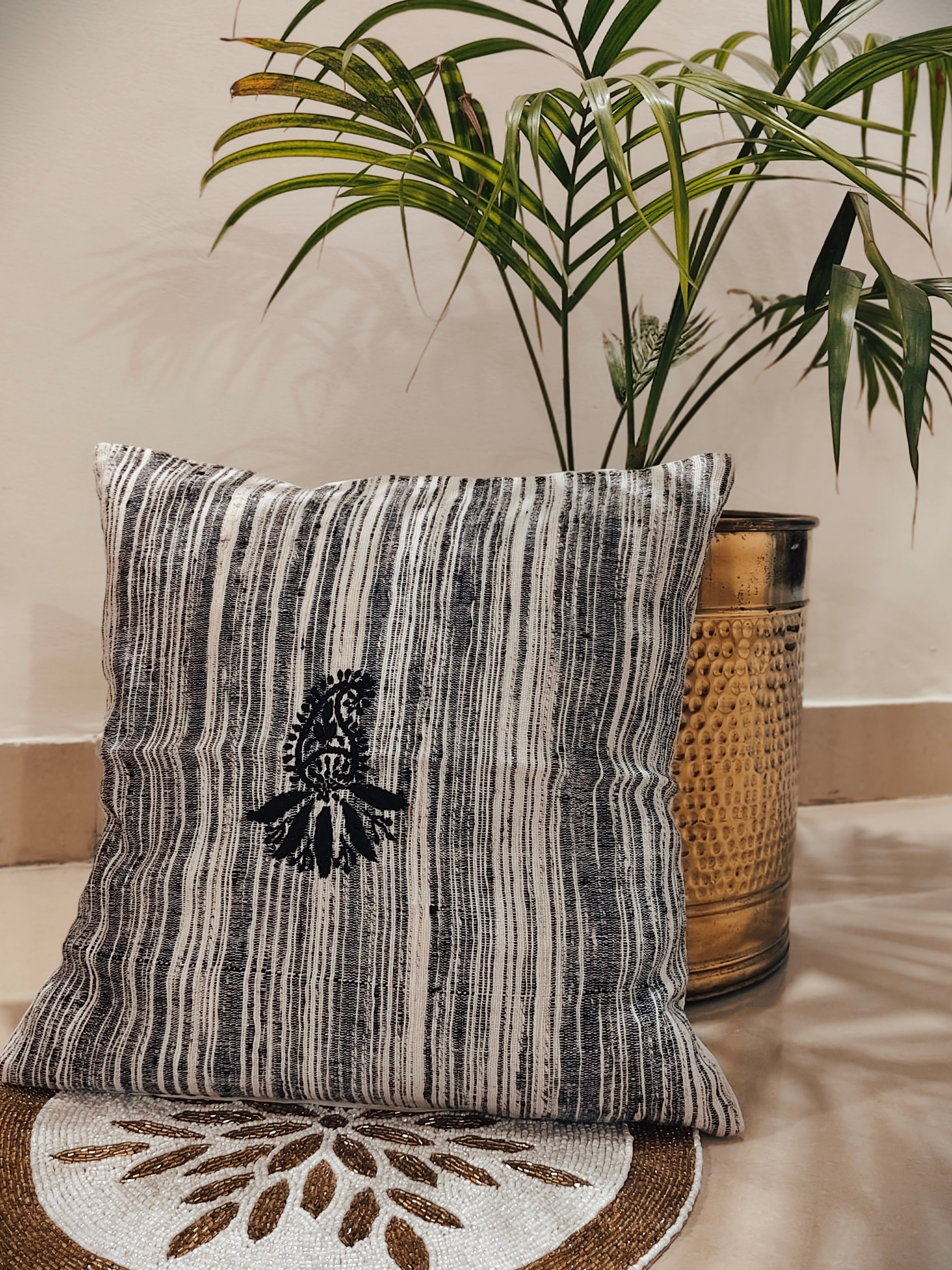 Off white and black Cushion Covers