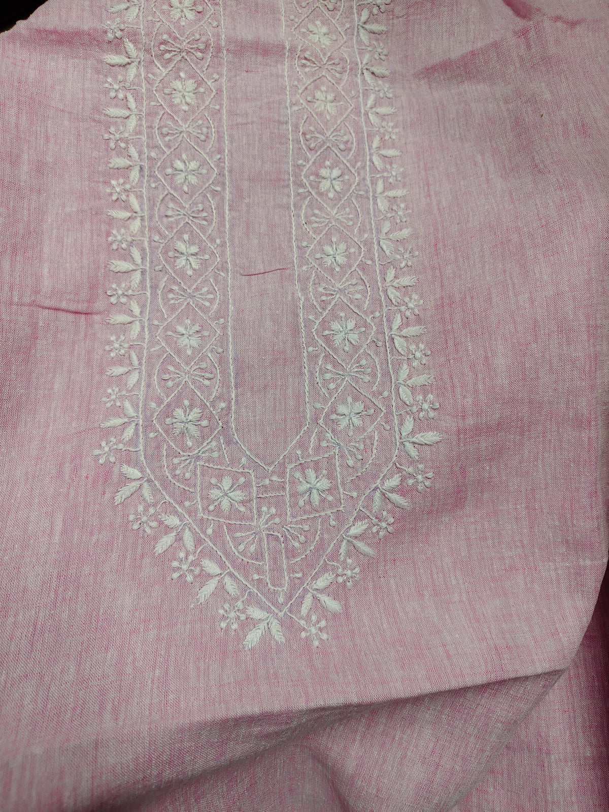 Agastya | Pure Linen | Long Kurta | Pink