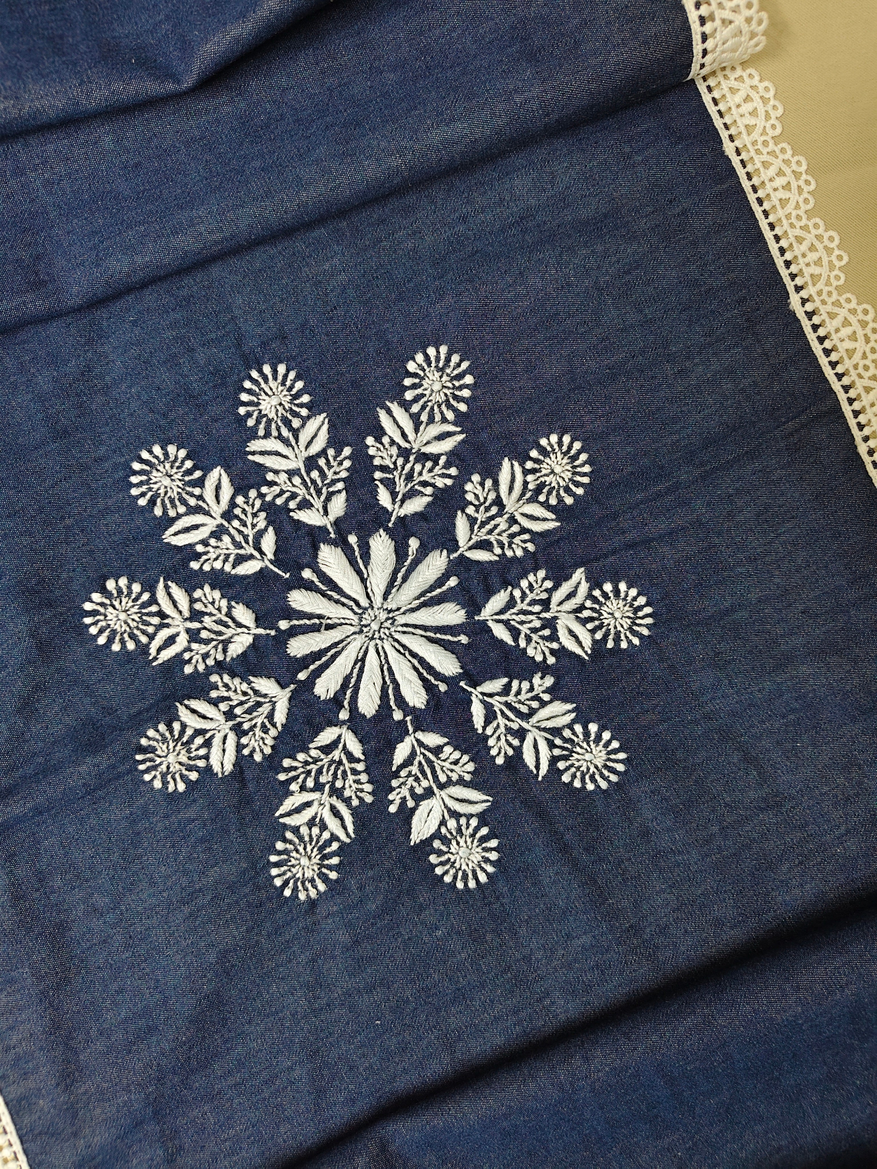 Spandan | 14" x 50"| Blue | Denim