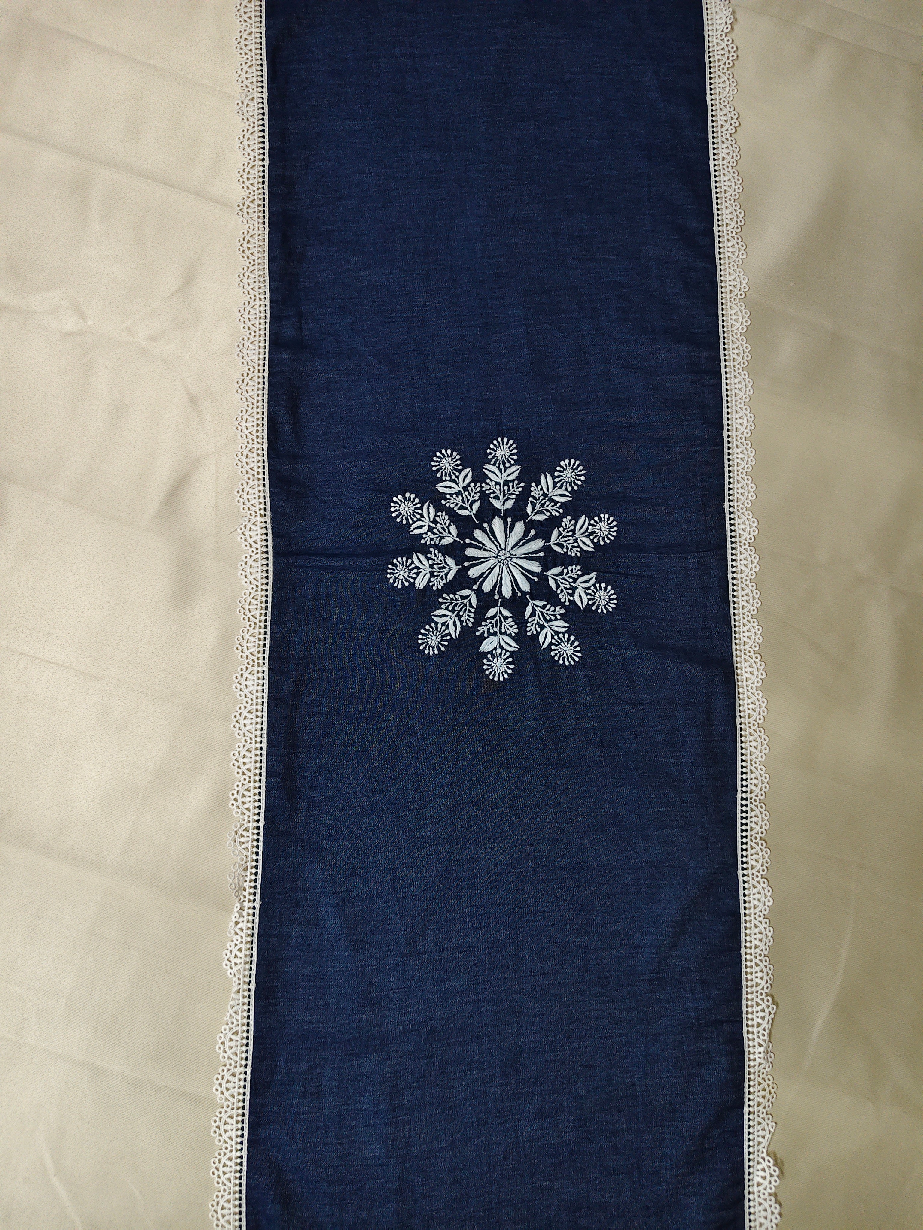 Spandan | 14" x 50"| Blue | Denim