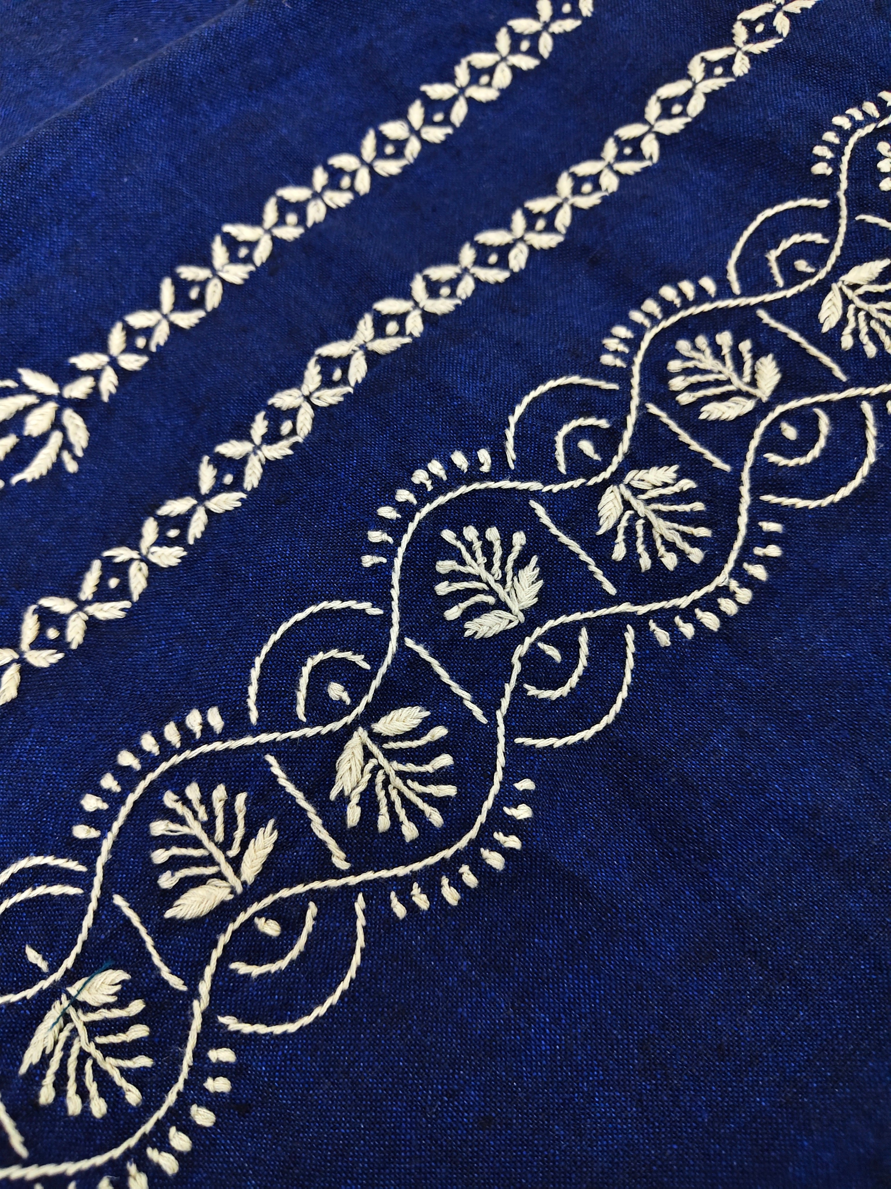 Agastya | Pure Linen | Short Kurta | Coral Blue