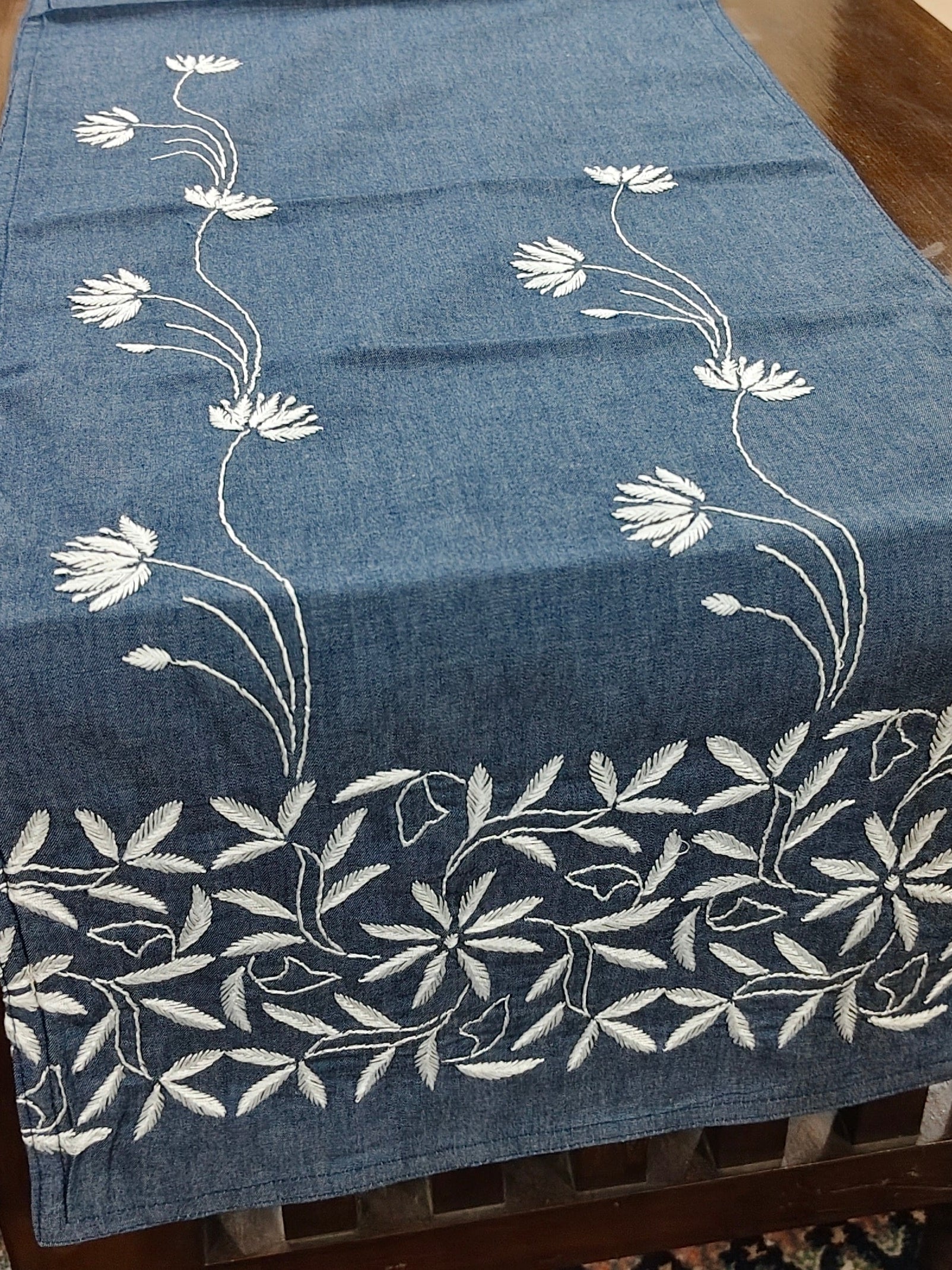 Spandan | 14" x 60"| Denim | Blue