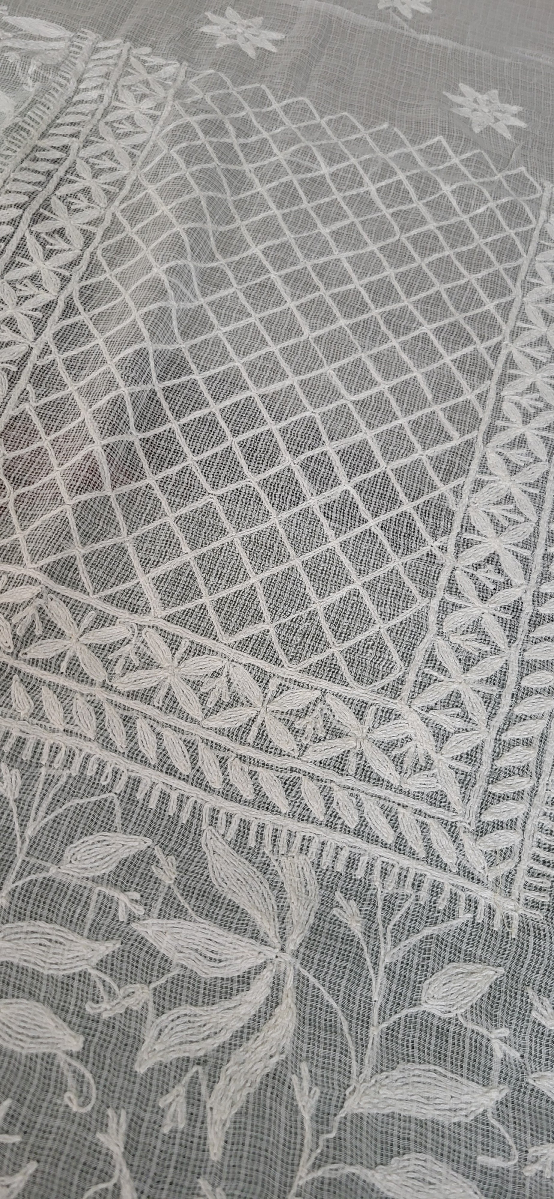 Kurta Fabric | Kotadoriya | White
