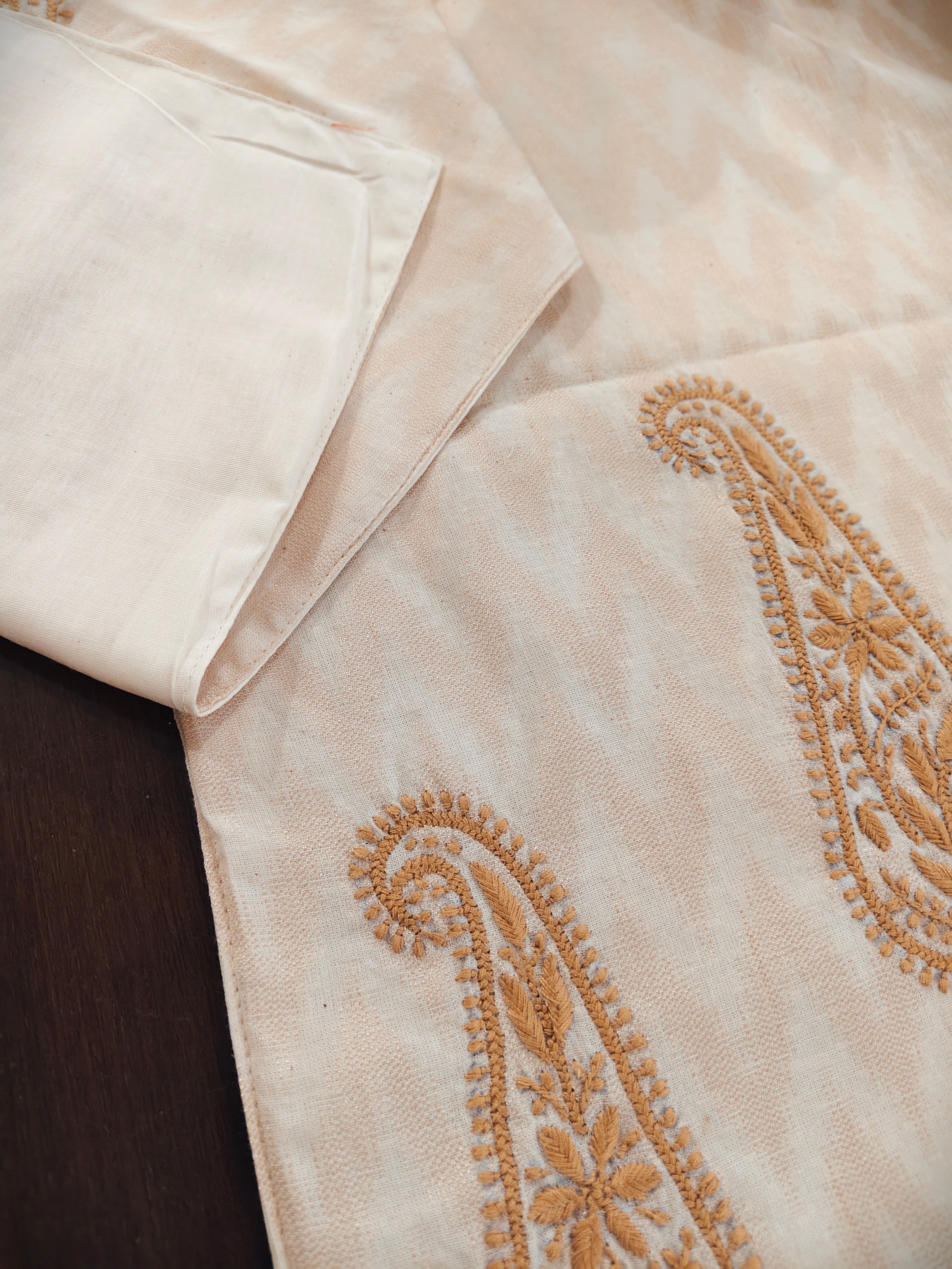 Spandan | 14" x 58"| Beige | Cotton