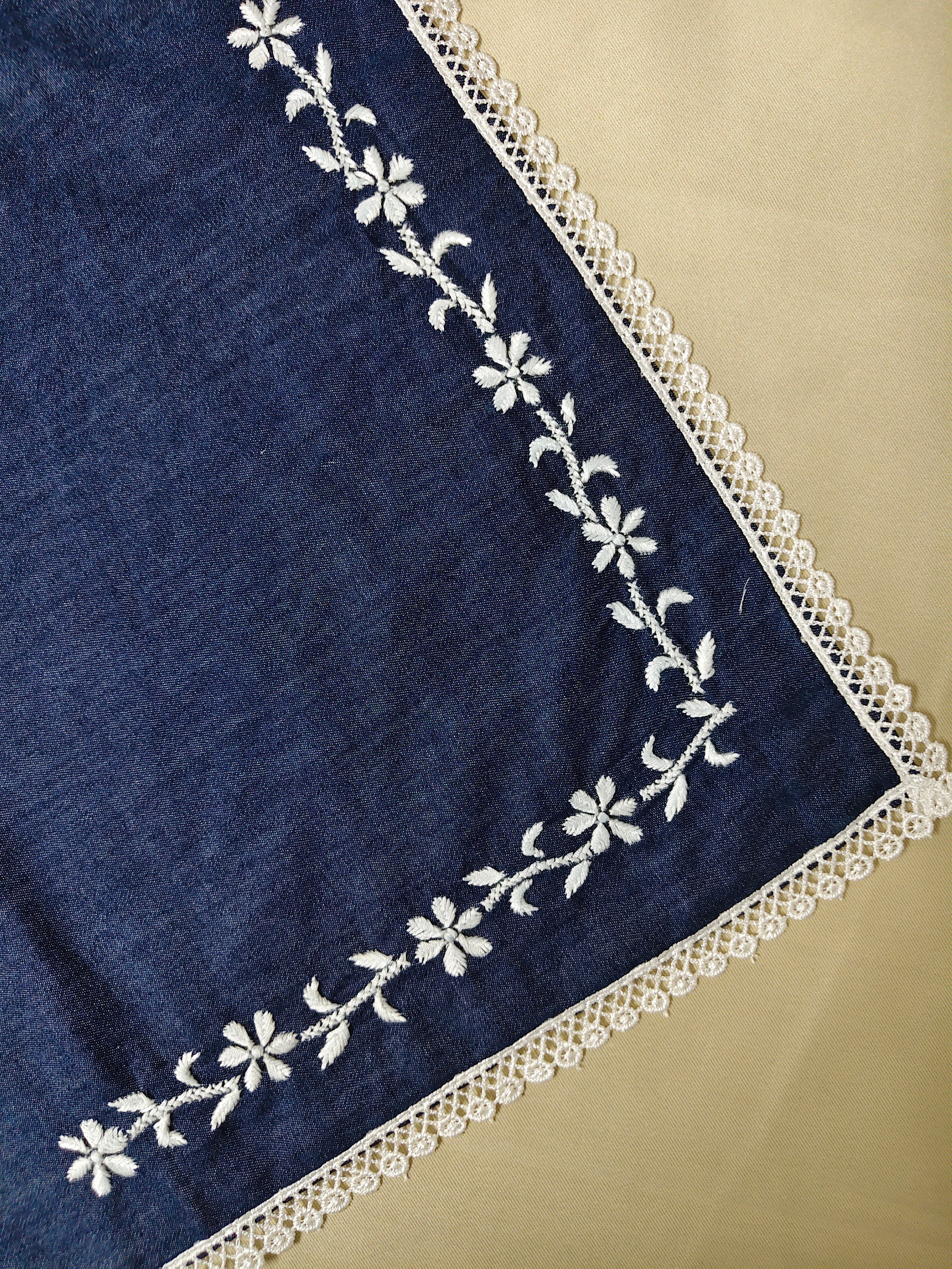 Spandan | 13" x 17"| Blue | Denim dining Mats